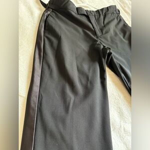 Zara pants , tuxedo stripe , small